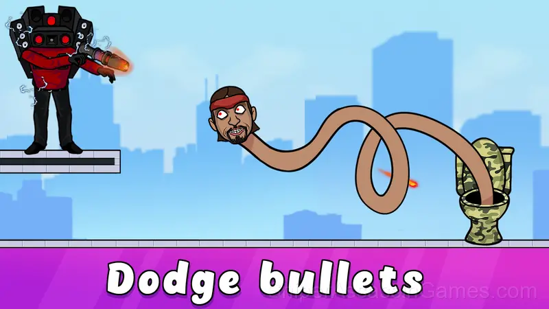 Skibidi Toilet: Move Head gameplay screenshot 3