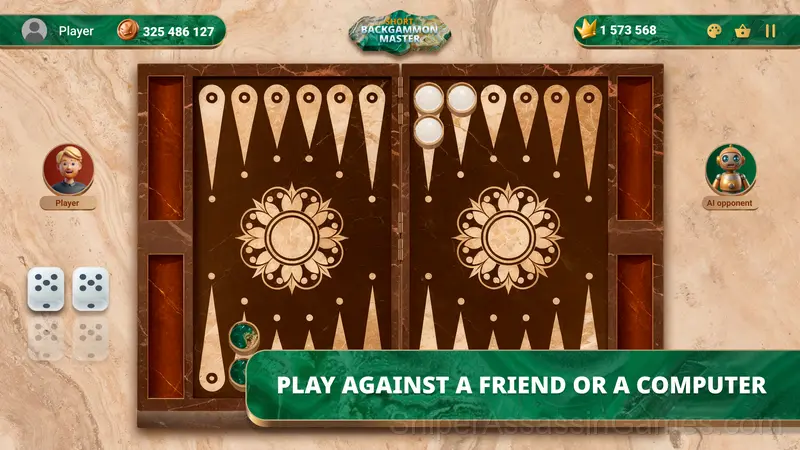 Backgammon Master gameplay screenshot 2