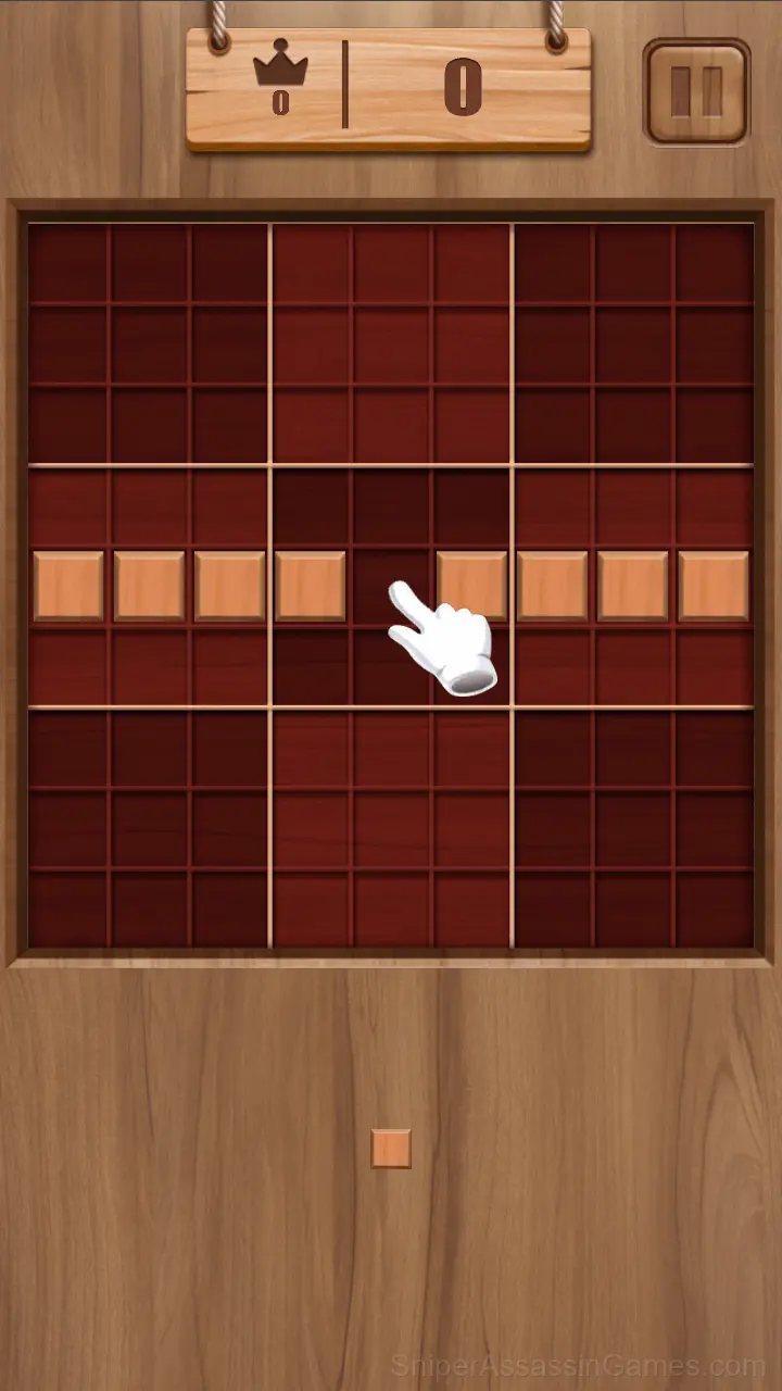 Wood Block Puzzle 99 gameplay screenshot 1