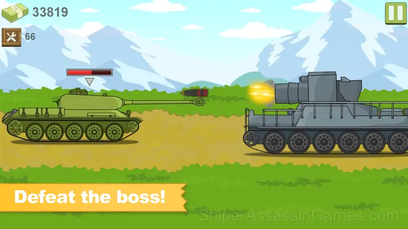 Tanks 2D: Battle! gameplay screenshot 3