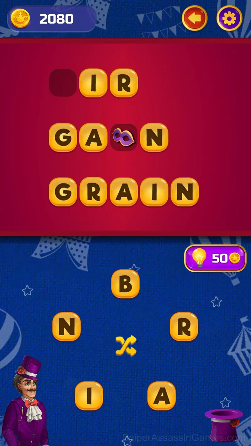 Circus Words gameplay screenshot 4