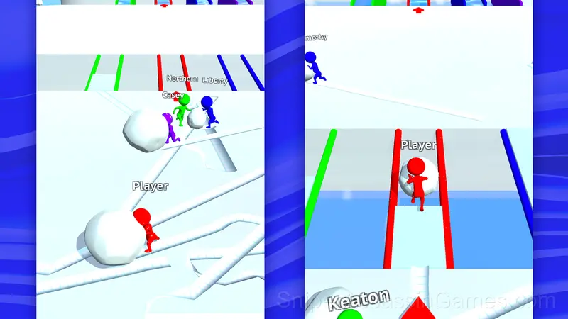 Snow Chase gameplay screenshot 2