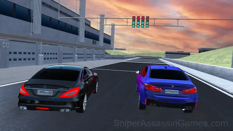 CLS 63 vs M5 F90 gameplay screenshot 2