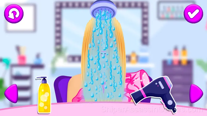Hairstyles: Beauty Salon gameplay screenshot 2
