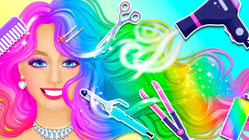 Hairstyles: Beauty Salon gameplay screenshot 3