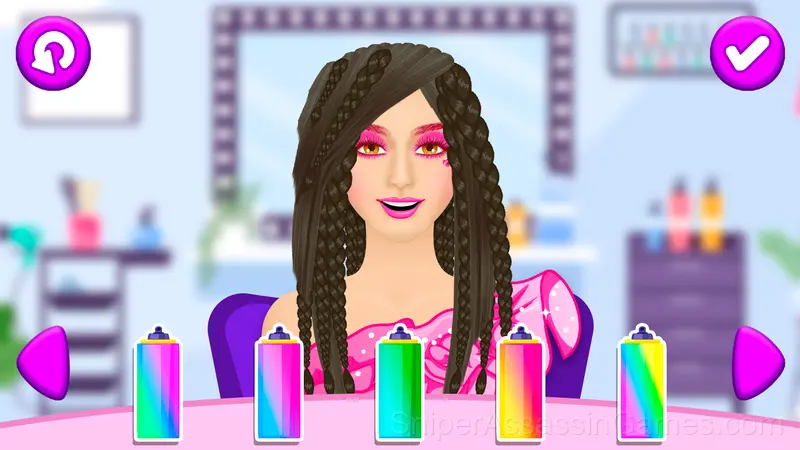 Hairstyles: Beauty Salon gameplay screenshot 6
