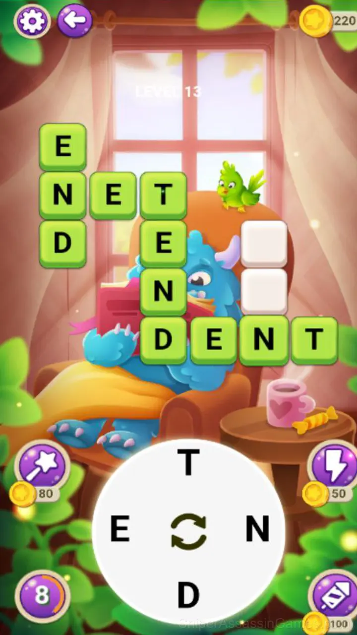 Word cross gameplay screenshot 2
