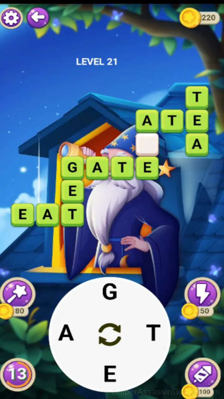Word cross gameplay screenshot 3