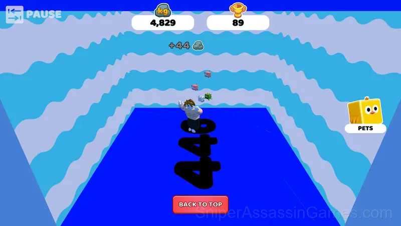 Robbie +1 KG Per Second gameplay screenshot 2