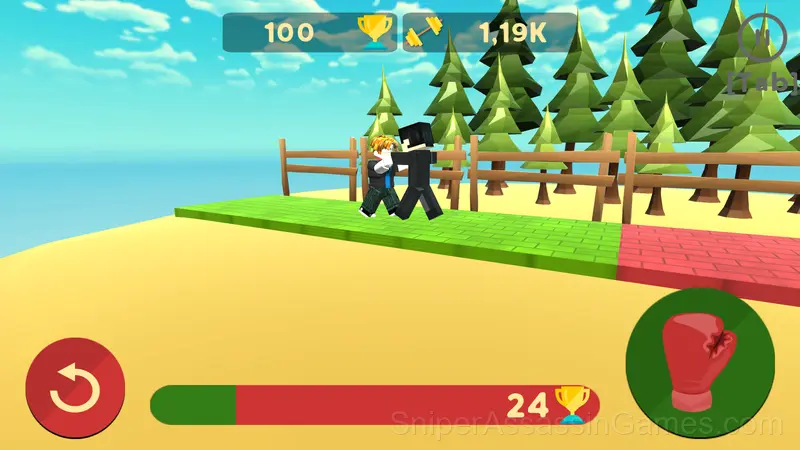 Robby vs Noobs gameplay screenshot 2