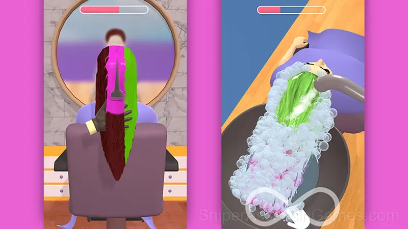 Hair Coloring gameplay screenshot 1