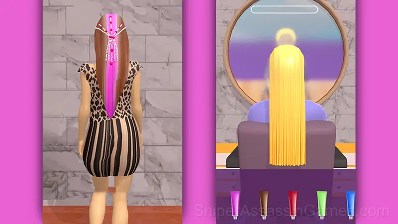 Hair Coloring gameplay screenshot 2