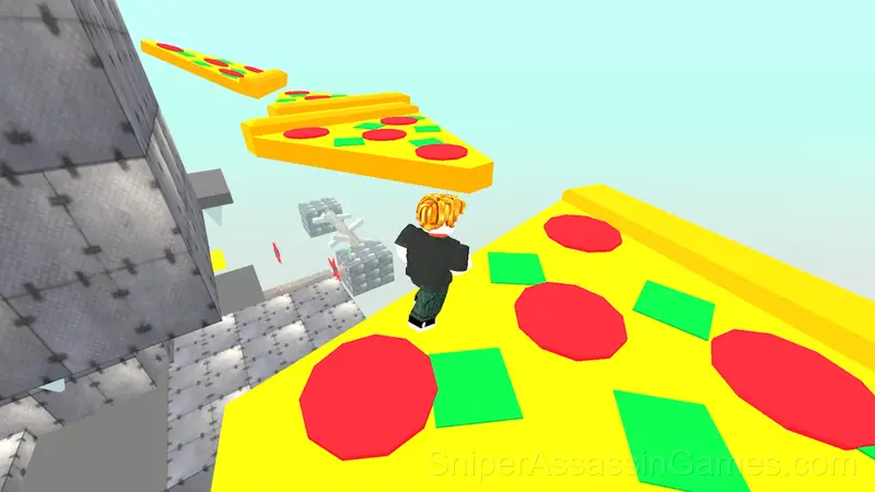 Escape from the pizzeria obby gameplay screenshot 1