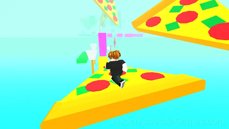 Escape from the pizzeria obby gameplay screenshot 3