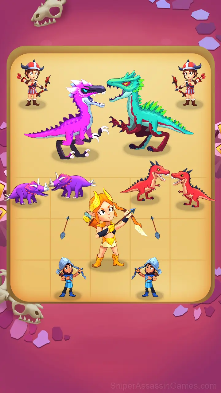 Merge Master: Dinosaurs War gameplay screenshot 3