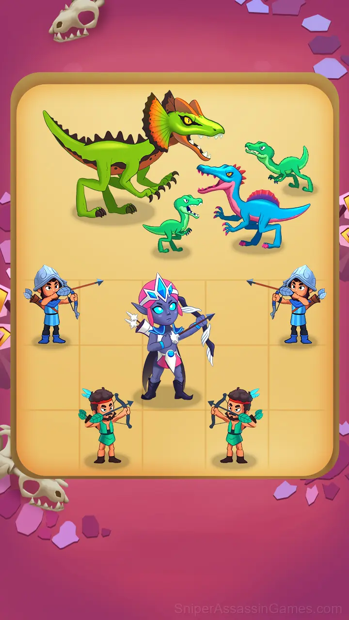 Merge Master: Dinosaurs War gameplay screenshot 4