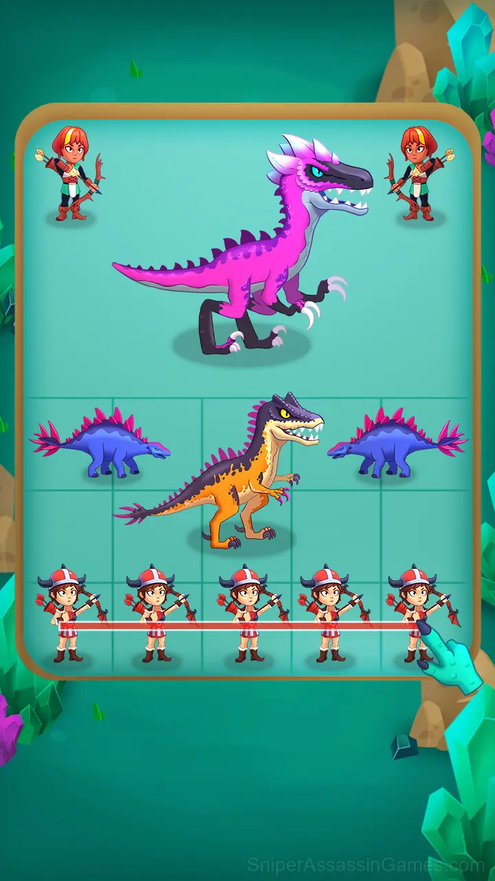 Merge Master: Dinosaurs War gameplay screenshot 5