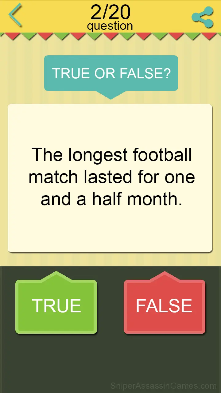 True or False - Super Quiz gameplay screenshot 2