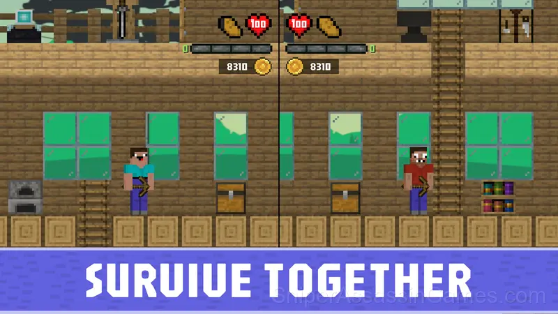 Mine Survival: Noob and Pro gameplay screenshot 1