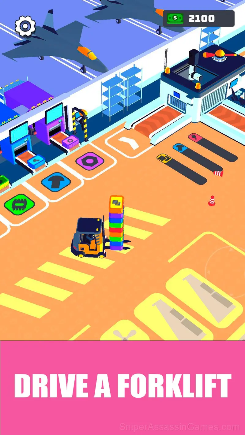 Craft the Plane! Factory Simulator gameplay screenshot 1