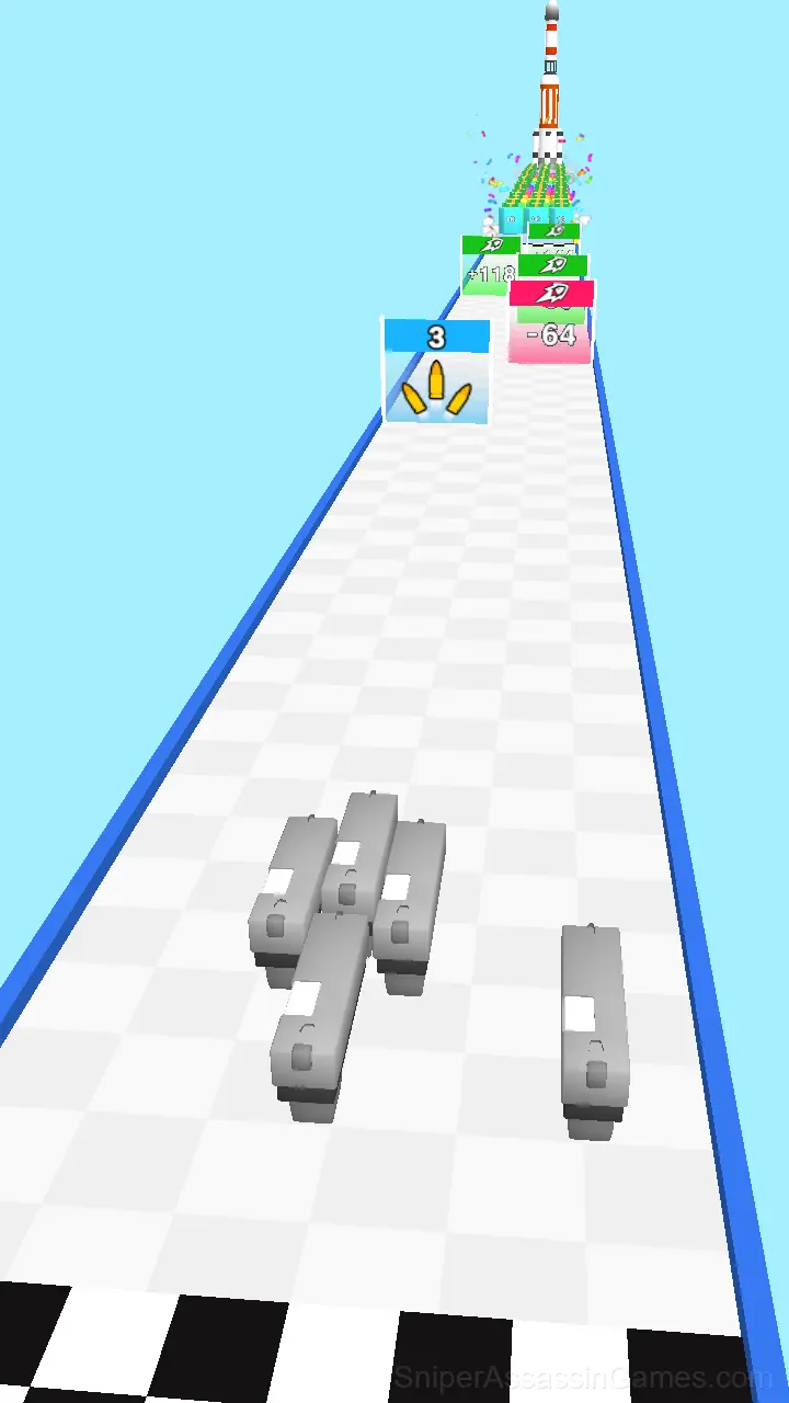 Bullet Merge Gun Race gameplay screenshot 1