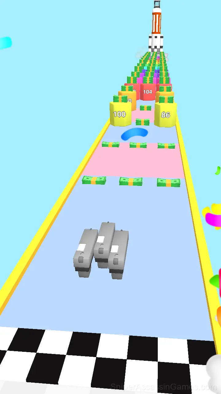 Bullet Merge Gun Race gameplay screenshot 2