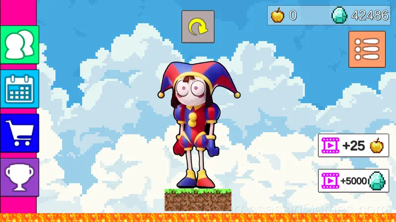 Cut the Digital Circus gameplay screenshot 1