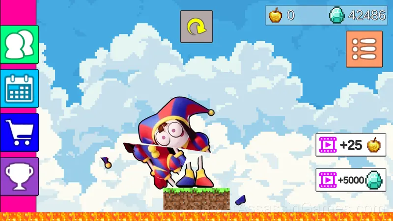 Cut the Digital Circus gameplay screenshot 2
