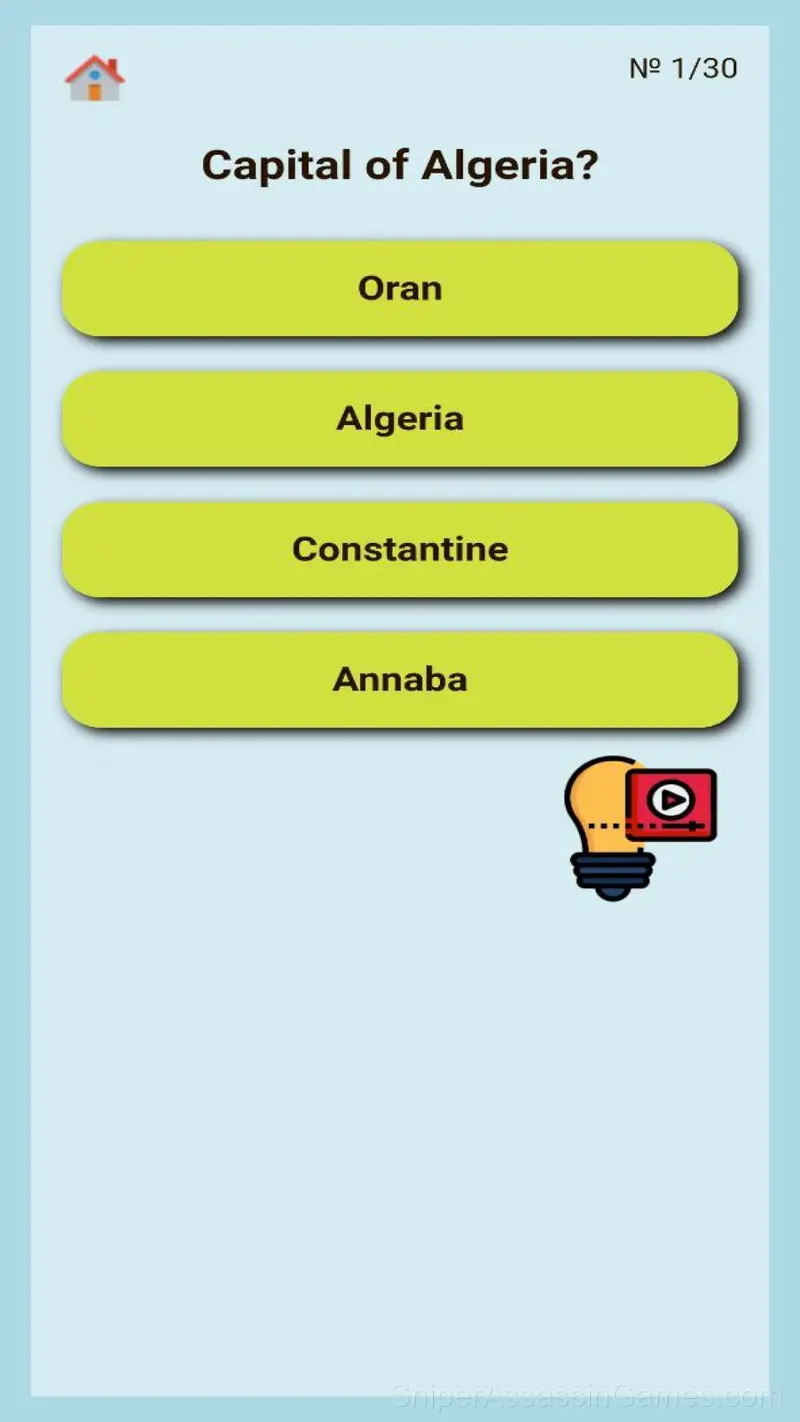 World Country Capital - Geography Trivia Quiz gameplay screenshot 2