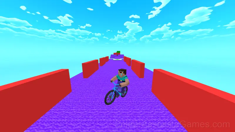 Noob: Obby on a Bike gameplay screenshot 3