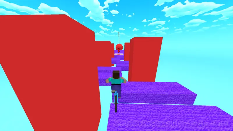 Noob: Obby on a Bike gameplay screenshot 4