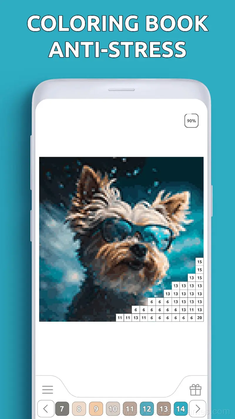 Pixely - Color by number gameplay screenshot 1
