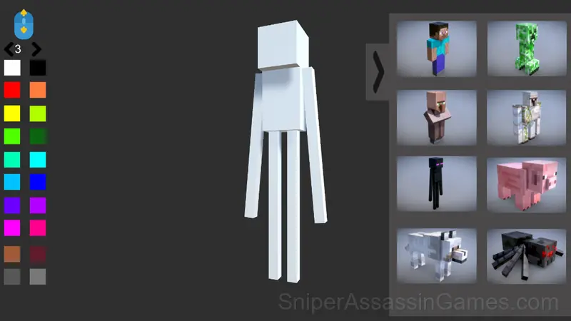 Create Skin gameplay screenshot 2