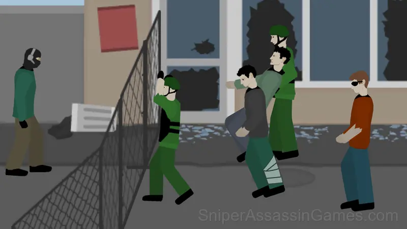 Zombie Defense: Building Clearance gameplay screenshot 1