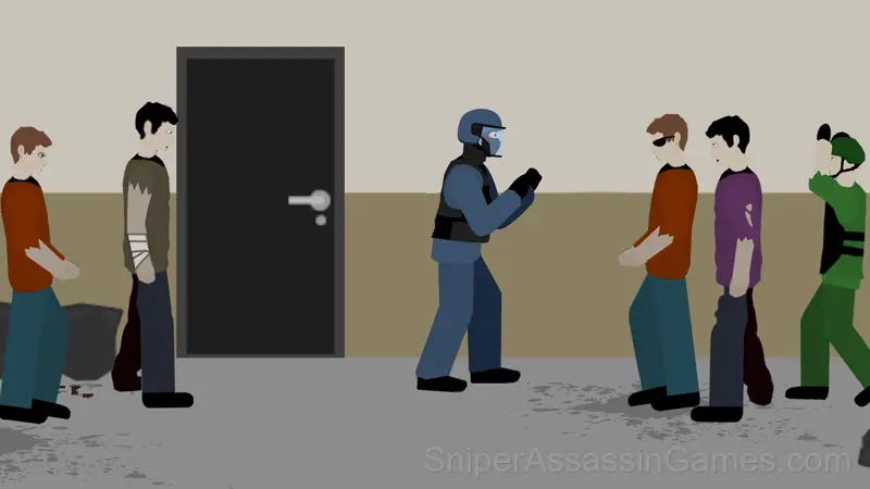 Zombie Defense: Building Clearance gameplay screenshot 2