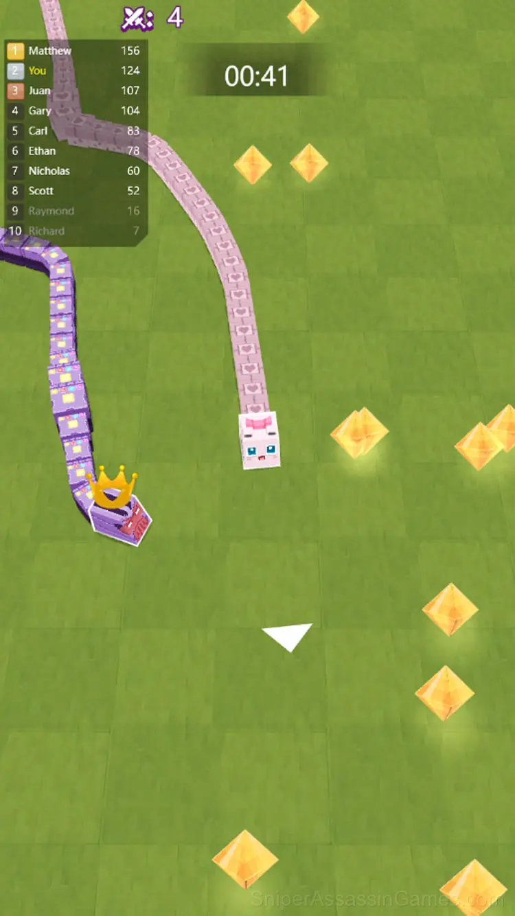 Merge Snake War gameplay screenshot 2