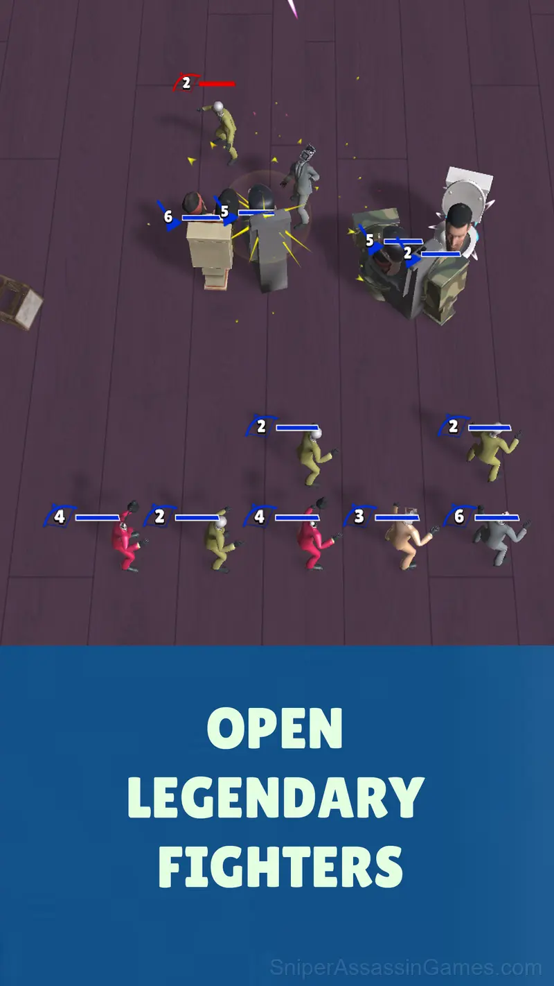 Skibidi Merge: Toilet Battle gameplay screenshot 1