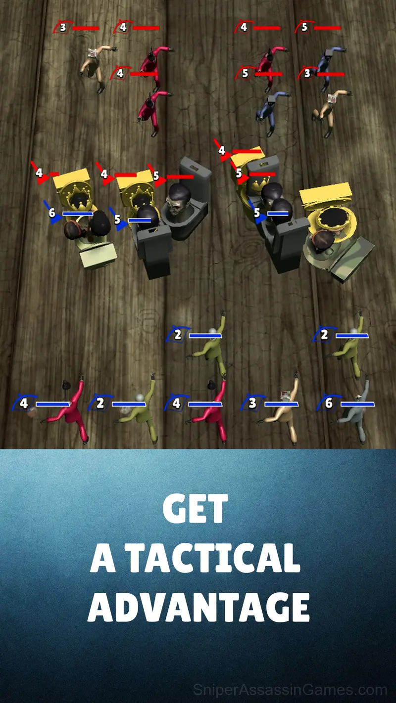 Skibidi Merge: Toilet Battle gameplay screenshot 3
