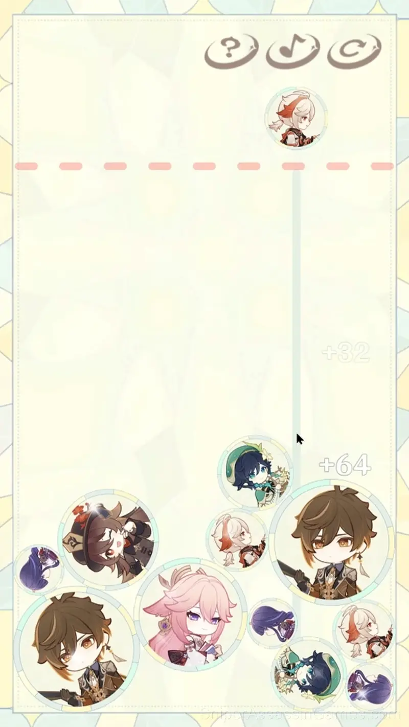 Teyvat Evolution: Characters Merge gameplay screenshot 1