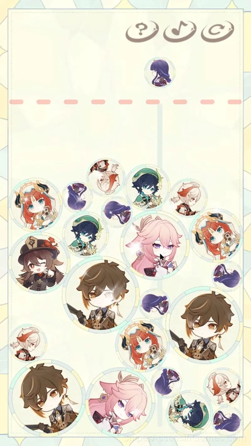 Teyvat Evolution: Characters Merge gameplay screenshot 2
