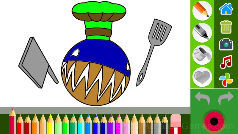 Digital Circus: Coloring Book gameplay screenshot 1