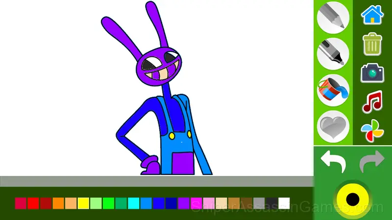Digital Circus: Coloring Book gameplay screenshot 3