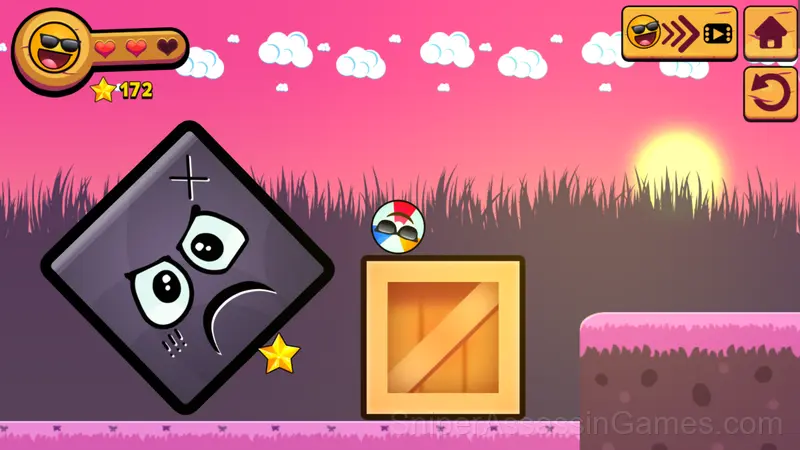 Cool Orange Ball: Bounce Adventure gameplay screenshot 6