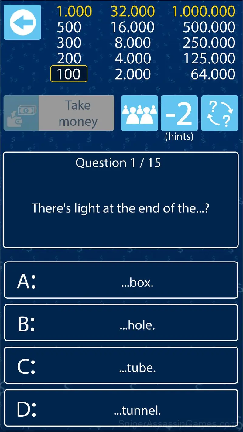 Do you want to be a millionaire? gameplay screenshot 1