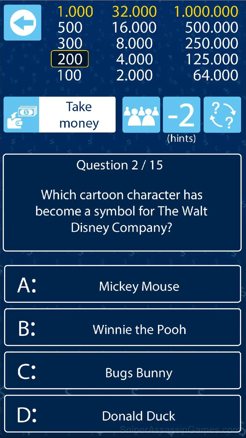 Do you want to be a millionaire? gameplay screenshot 2