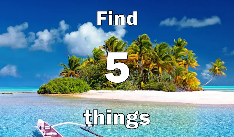 Play Find 5 things