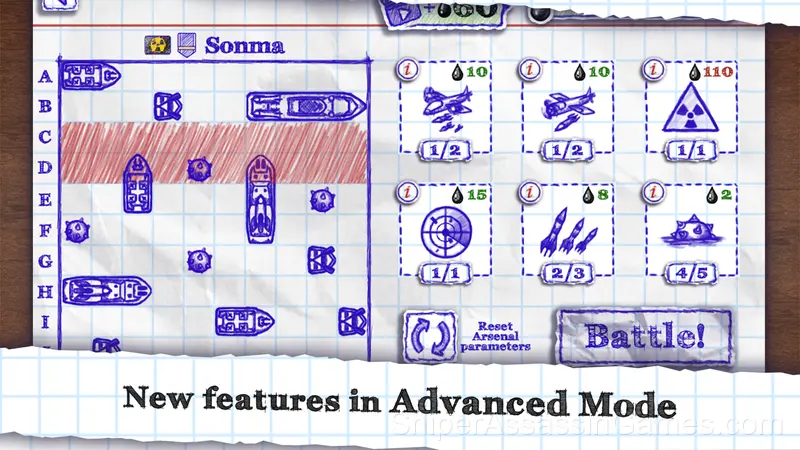 Sea Battle. Atomic boom gameplay screenshot 2