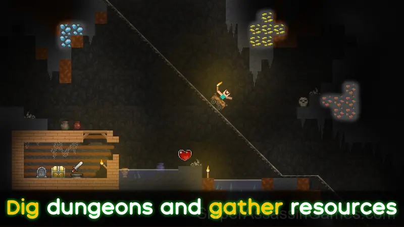 Noob: Survival in Terraria! gameplay screenshot 3