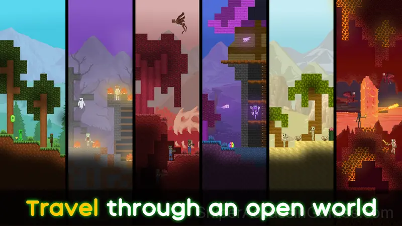 Noob: Survival in Terraria! gameplay screenshot 5