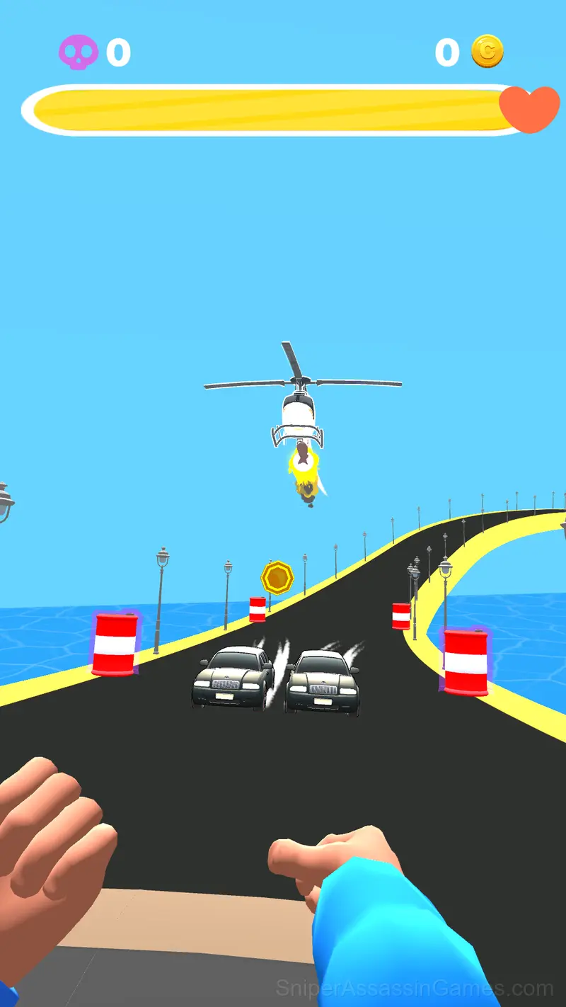 Telekinesis drive: first person gameplay screenshot 1